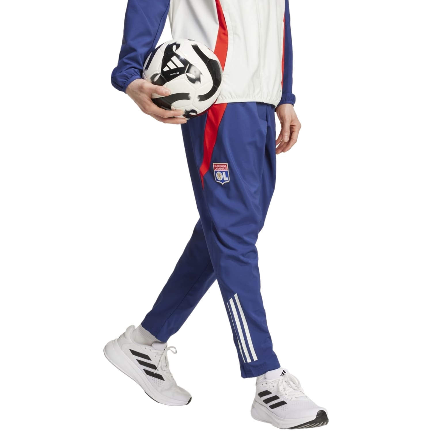 Olympique Lyon presentation Soccer tracksuit 2024/25 - Adidas