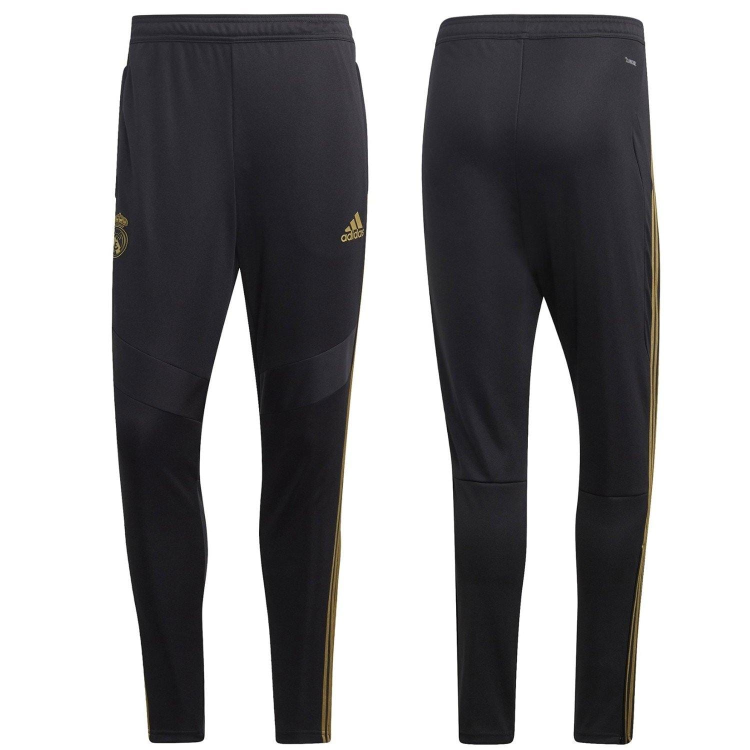 Real Madrid soccer black technical training pants 2019/20 - Adidas